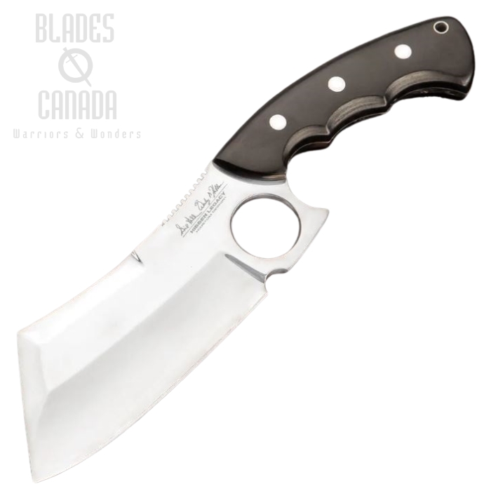 Gil Hibben Legacy Cleaver Fixed Blade Knife, Leather Sheath, GH5091